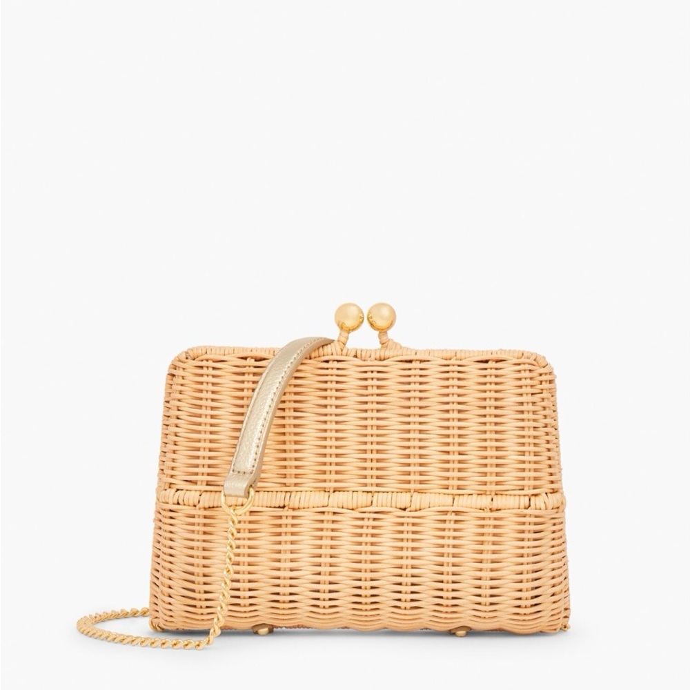 Talbots Wicker Clutch - Picture 3 of 5
